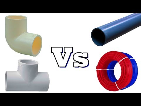 Difference between PVC cPVC uPVC and PEX