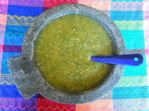 Mexican Salsa Verde. Tomatillo Green Salsa - Salsa Verde