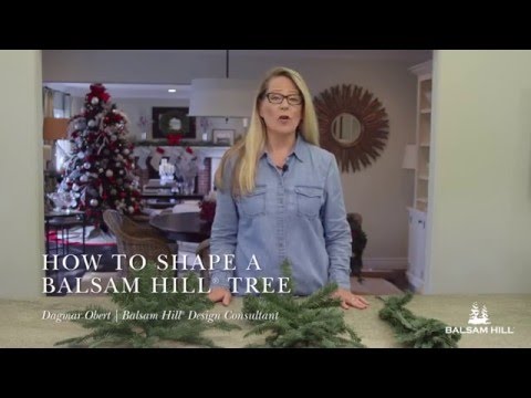 How To Fluff and Shape an Artificial Christmas Tree